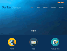 Tablet Screenshot of dunbardesign.net